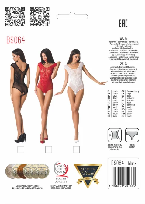 Passion body Laura - čierne