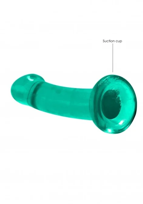 REALROCK Non Realistic dildo 17cm - tyrkysové