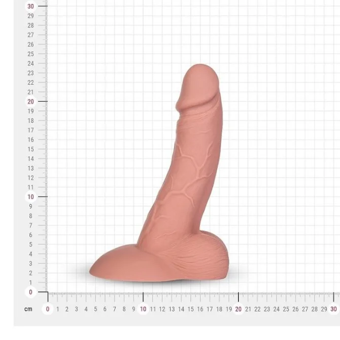 BOOM realistické dildo z tekutého silikónu telové