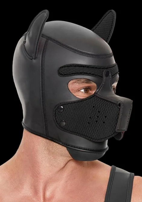 OUCH! Puppy Hood maska psa černá