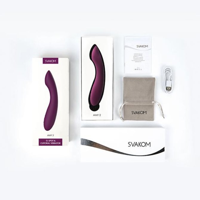 Svakom Amy 2 G-spot vibrátor - fialový