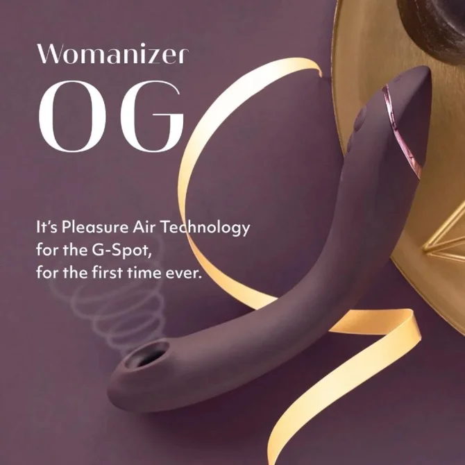 Womanizer OG Stimulátor klitorisu a vibrátor 2 v 1 - Aubergine