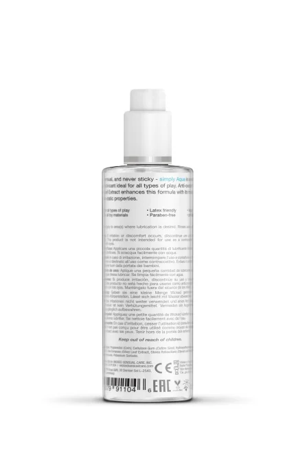 Wicked Simply Aqua Lubrikačný gél 120 ml