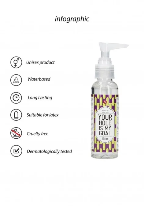 Your Hole Is My Goal Análny lubrikačný gél 100 ml