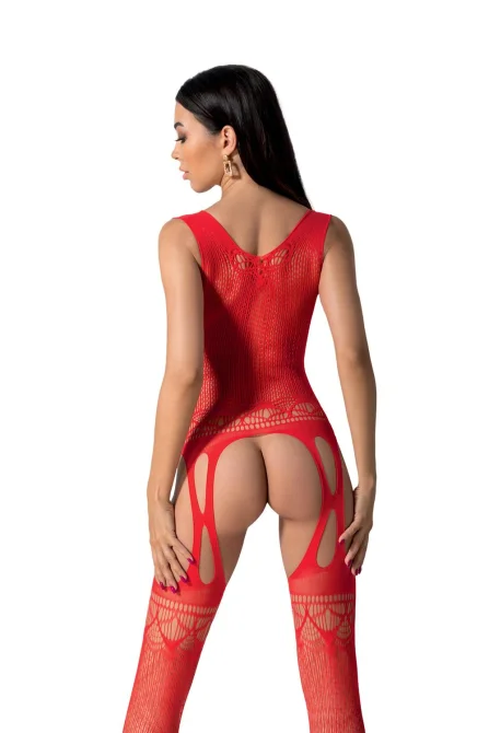 Passion bodystocking BS099 červený