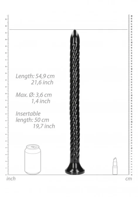 OUCH! Análny had - dildo 50 cm