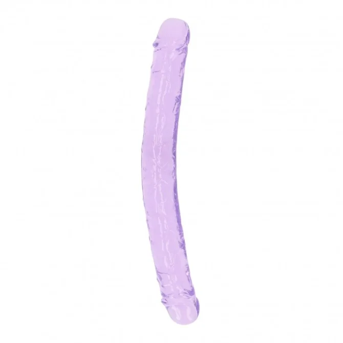 Realrock Obojstranné dildo 34 cm - fialové