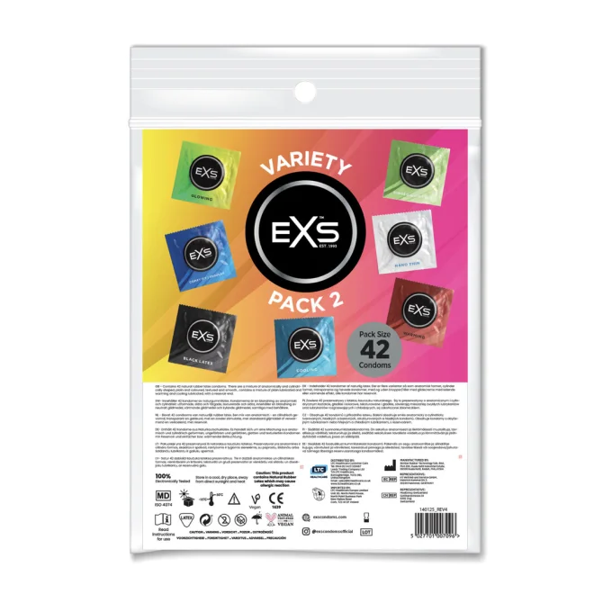 EXS Variety Pack 2 Kondómy 42 ks