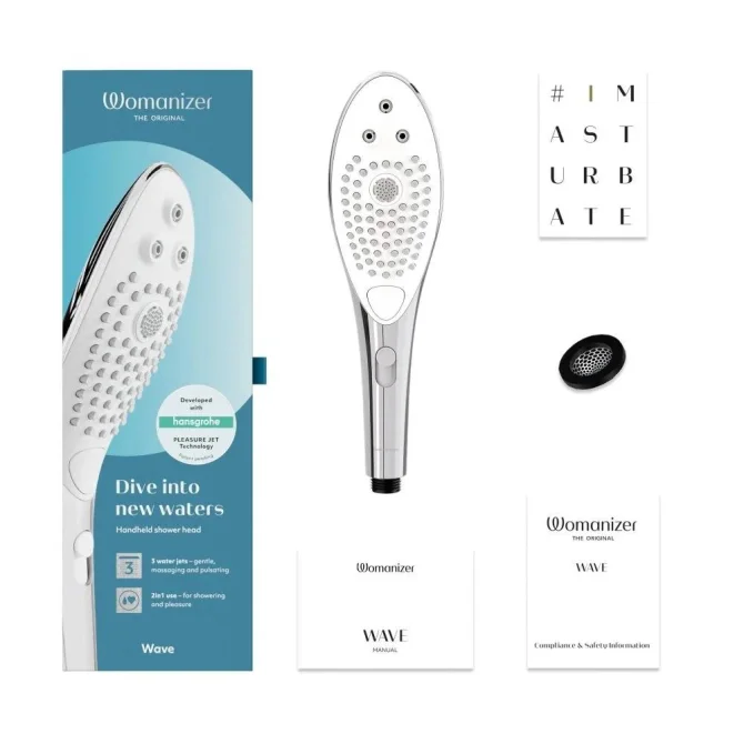 Womanizer Wave sprchová hlavica - Chrome