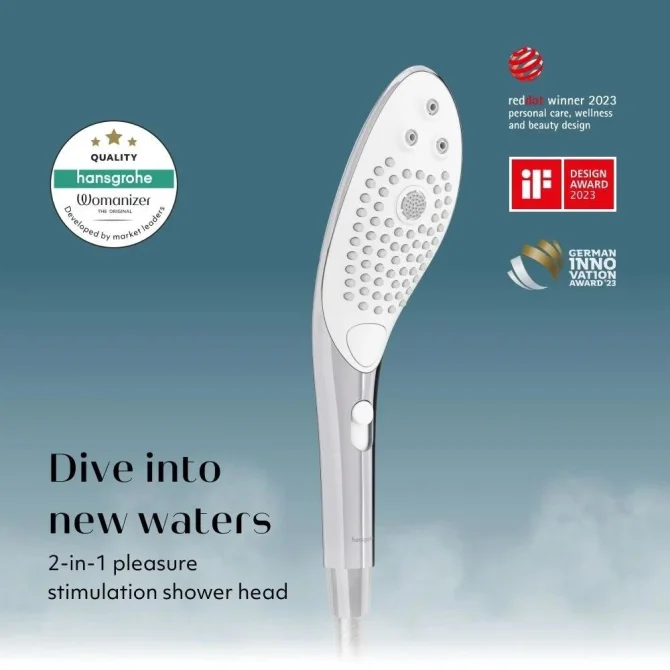 Womanizer Wave sprchová hlavica - Chrome