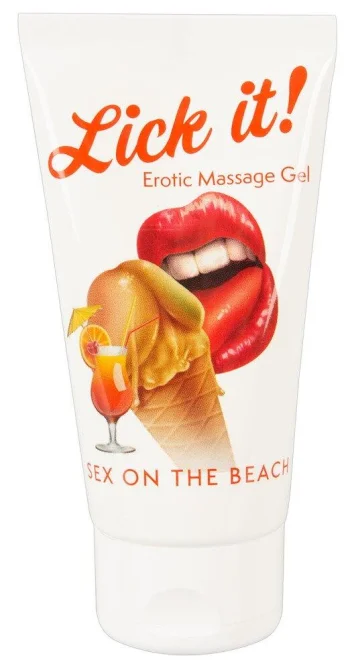 Lickt it! Lubrikačný a masážny gél Sex on the Beach 50 ml