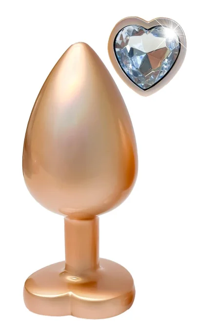 Gleaming Love Pearl gold análny kolík L