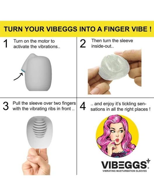 VIBEGGS Twisty Tongues vibračný masturbátor