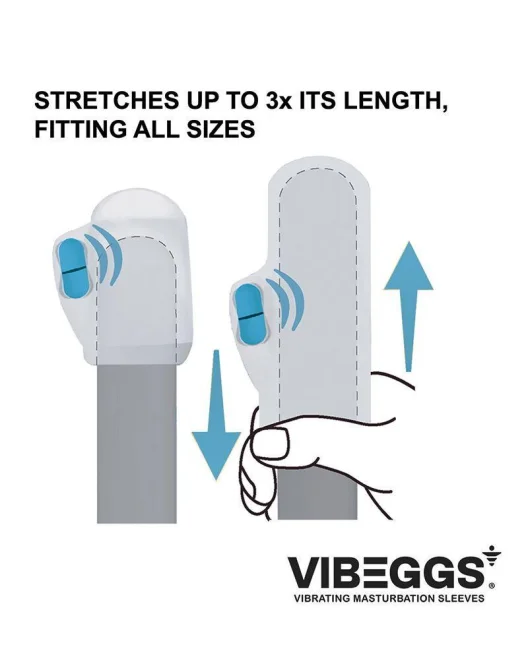 VIBEGGS Blow Misty vibrační masturbátor