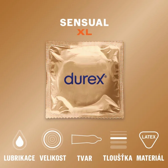 Durex kondómy Sensual XL 10 ks