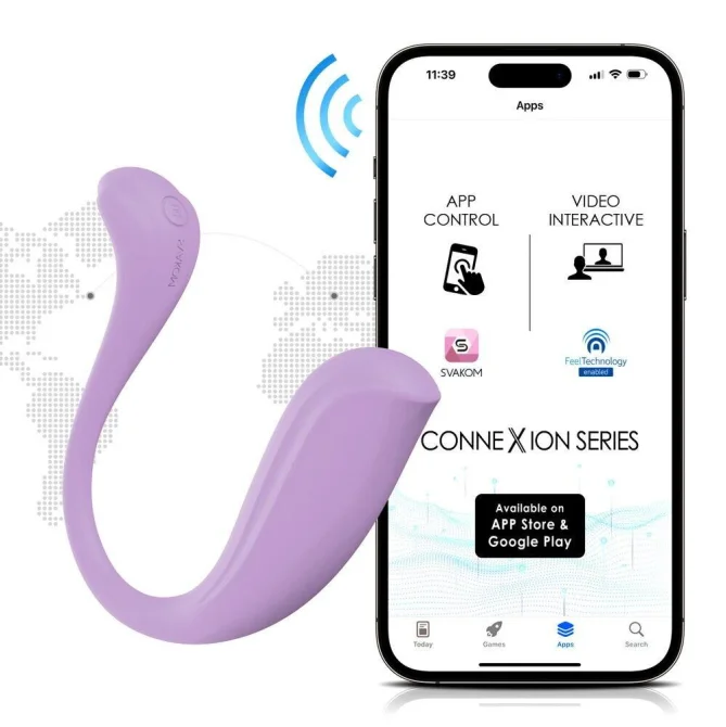 Svakom Phoenix Neo 2 vibračné vajíčko - fialové
