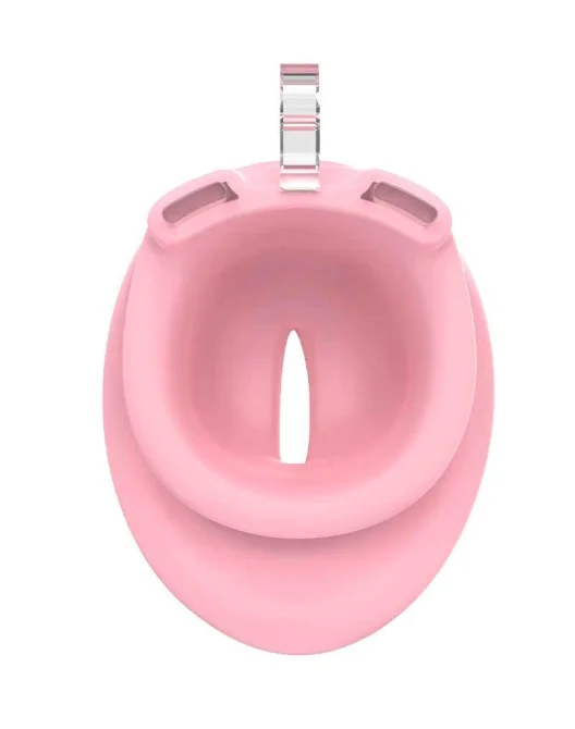 P-CAGE PC10 Klietka na penis Pussy - ružová