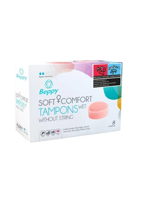 Beppy Wet anatomický pěnový tampon 8 ks
