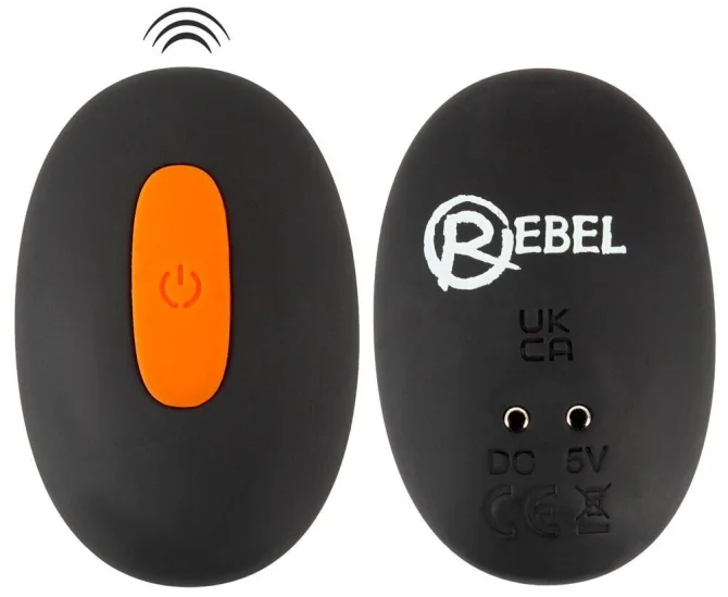 REBEL RC Stimulátor semenníkov s erekčným krúžkom