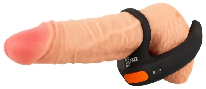 REBEL RC Stimulátor semenníkov s erekčným krúžkom