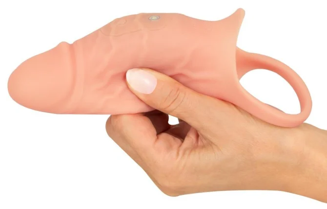 RealistiXXX RealSleeve vibračný návlek na penis uzavretý