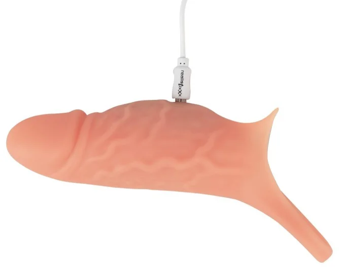 RealistiXXX RealSleeve vibračný návlek na penis uzavretý