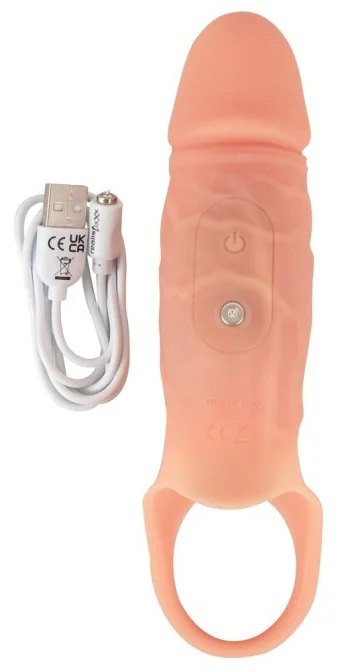 RealistiXXX RealSleeve vibračný návlek na penis uzavretý