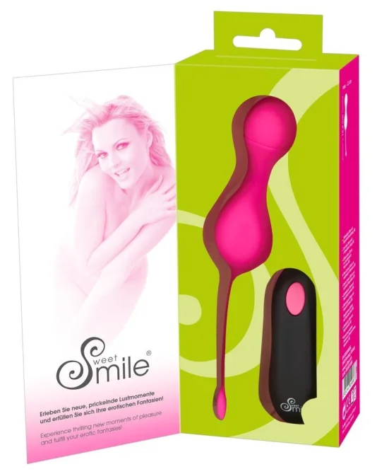 Smile Venušine guličky na diaľkové ovládanie dobíjacie - ružové
