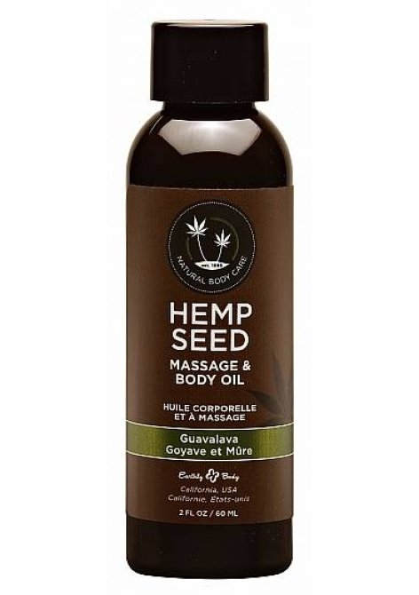 Hemp Seed masážny olej - guava a ostružina 60 ml