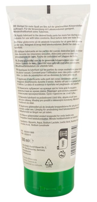 Just Glide BIO Anal Lubrikačný gél 200 ml