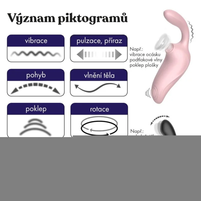 ROMEO PULZÁTOR DO NOHAVIČIEK NA DIAĽKOVÉ OVLÁDANIE RUŽOVÝ