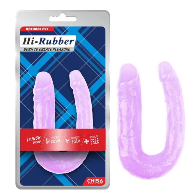 Cameron couble dildo fialové