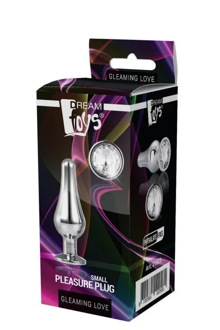 Gleaming love análny kolík Silver S
