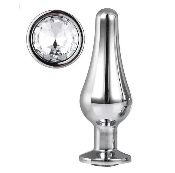 Gleaming love análny kolík Silver S