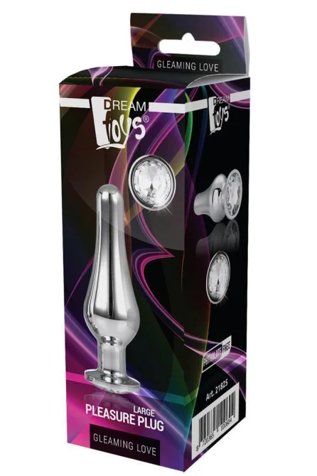 Gleaming love análny kolík Silver L