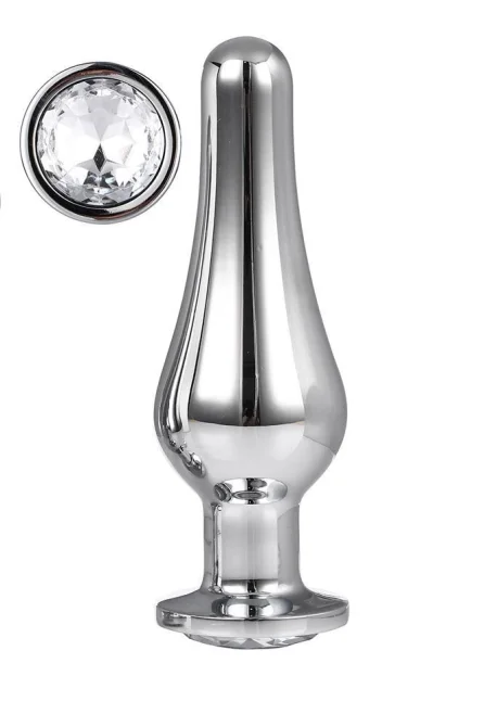 Gleaming love análny kolík Silver L