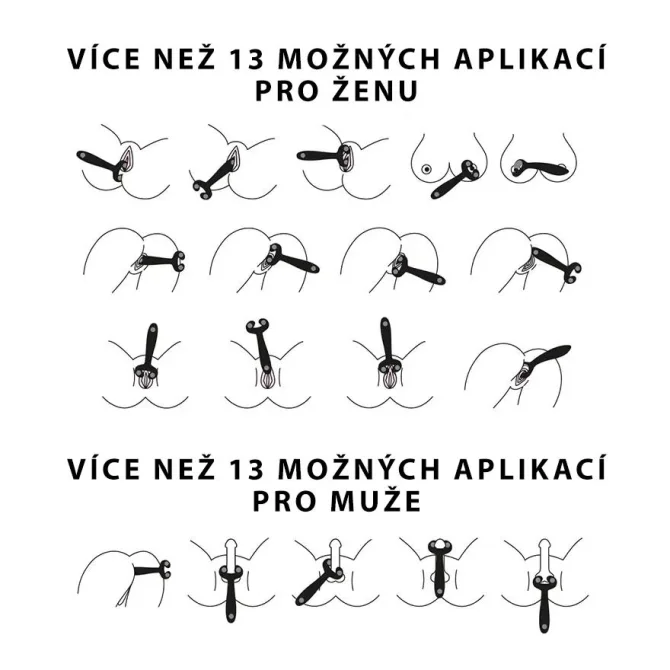 Satisfyer Endless Fun Multifunkčný vibrátor - čierny