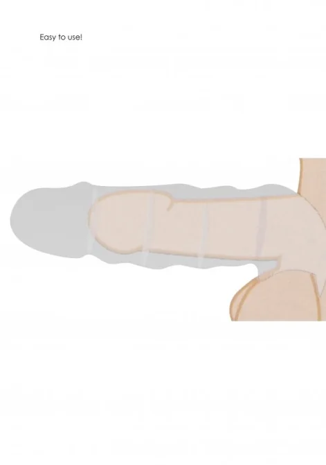 REALROCK Predlžujúci návlek na penis 22 cm