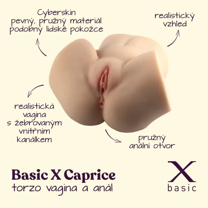 BASIC X Caprice - torzo vagína a anál