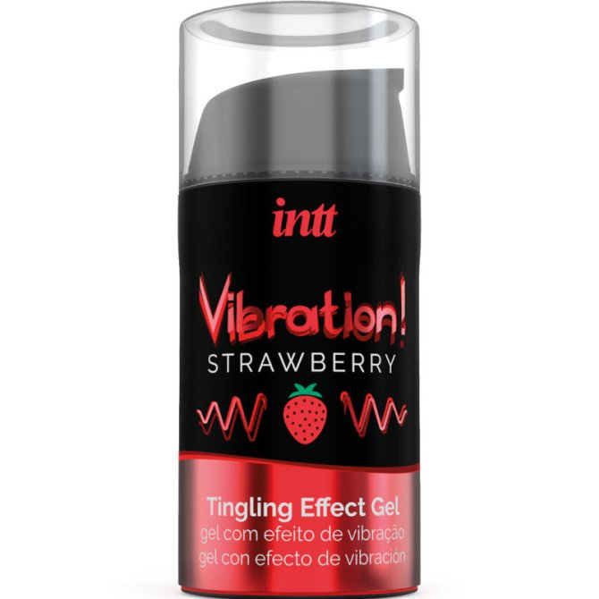 intt Vibration! Tingling effect gel - Strawberry 15 ml