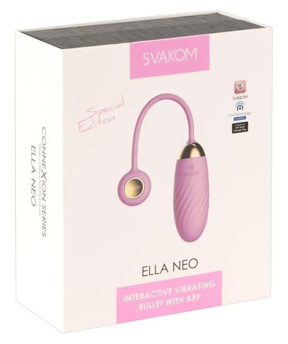 Svakom Ella Neo vibračné vajíčko - ružové