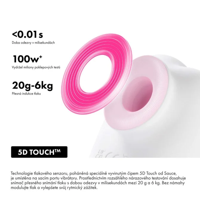 SAUCE SweetHeart Hi-Tech suction vibrátor
