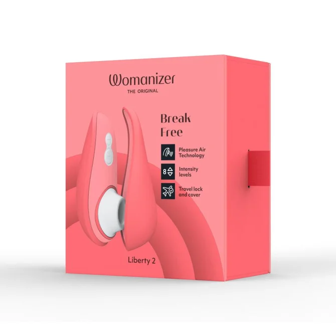 Womanizer Liberty 2 stimulátor na klitoris - Vibrant Rose