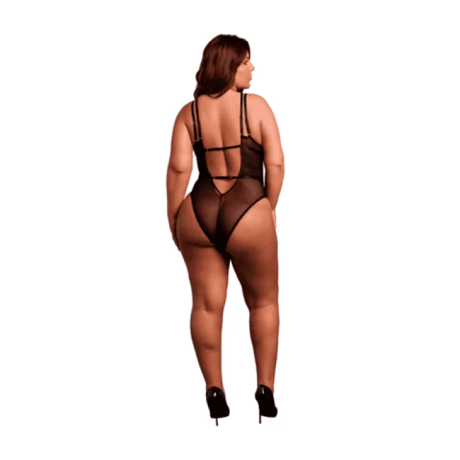 Le Désir Plus Size Body - čierne
