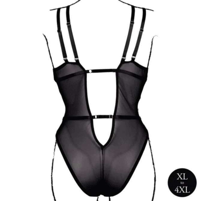 Le Désir Plus Size Body - čierne