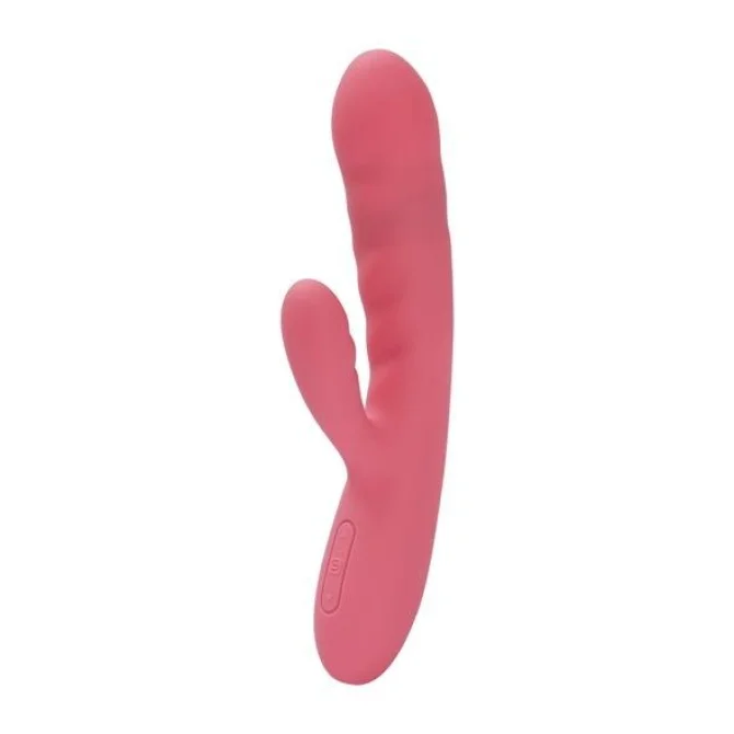Svakom Avery Rabbit vibrátor s pulzáciami - ružový
