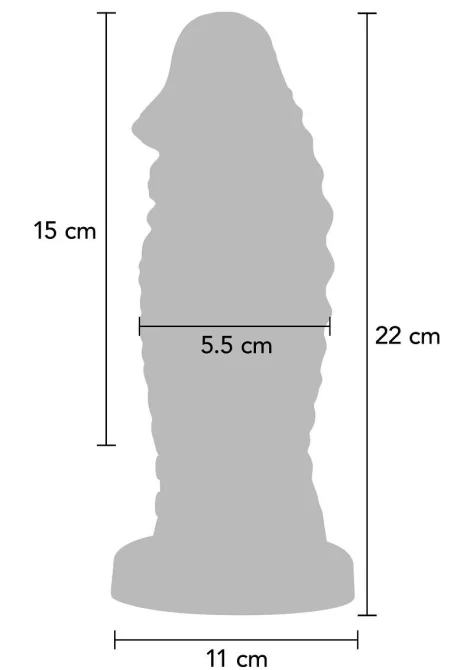 Hidden Desire Extreme vibračné dildo Devil Monster