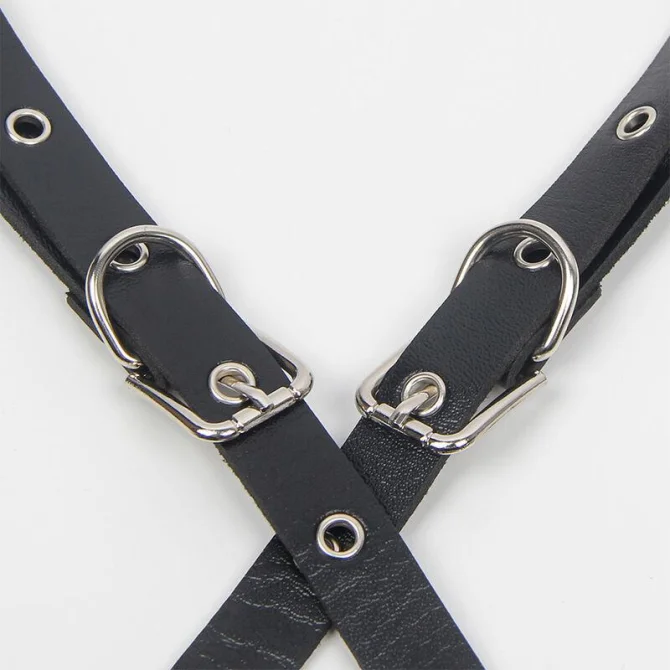 Subblime Harness s retiazkami - čierny