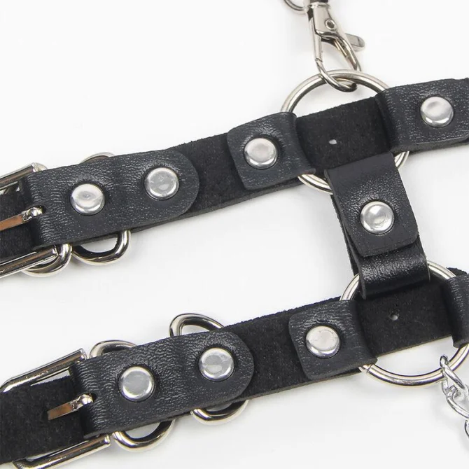 Subblime Harness s retiazkami - čierny