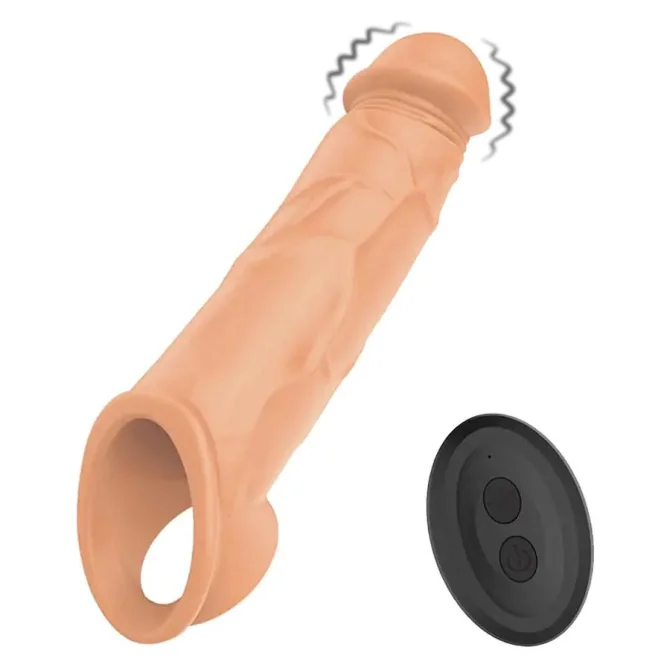 BASIC X vibračný návlek na penis telový